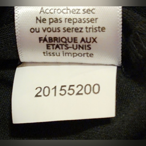 LuLaroe Women's Long Sleeve Black Top Shirt, Size M - Picture 4 of 6